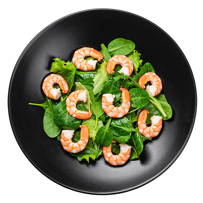 Crevetten salat