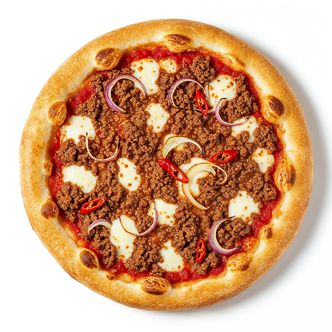 Pizza bolognese