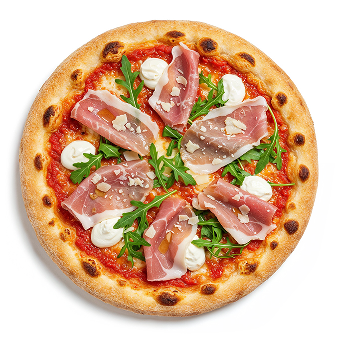 Pizza crudo